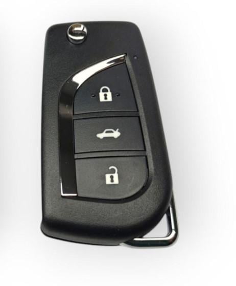 Корпус ключа Toyota на 3 кнопки (2407080551) Корпус ключа Toyota на 3 кнопки (2407080551)