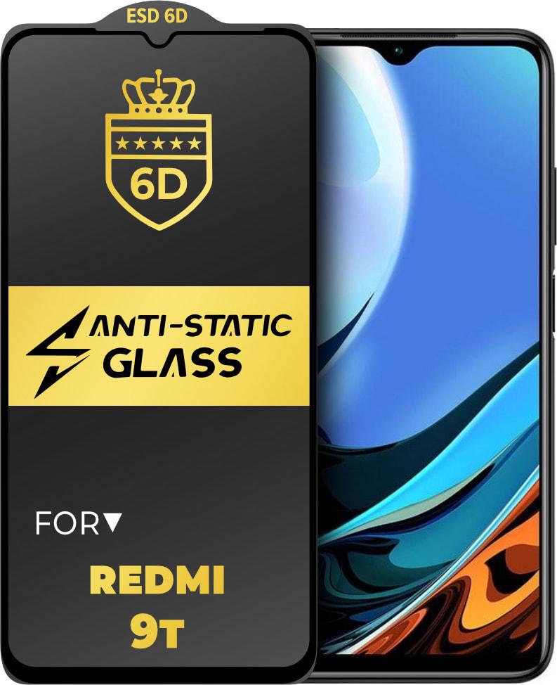 Стекло защитное 6D Anti-Static Xiaomi Redmi 9T Glass Shield (34212)