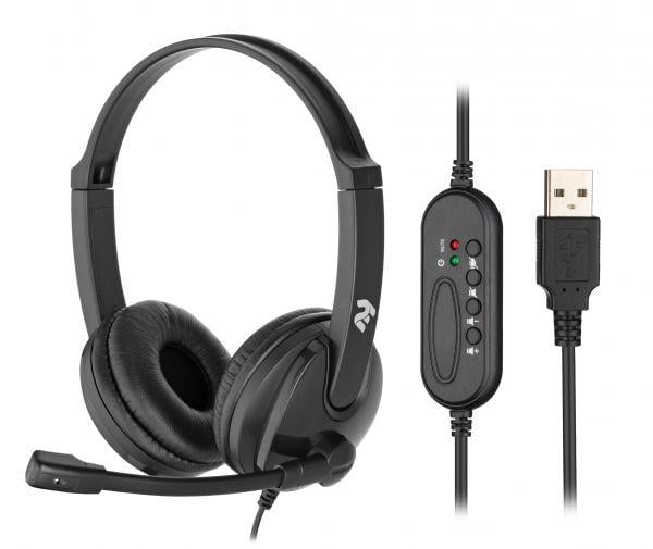 Наушники 2E CH12 USB Black (2E-CH12SU) - фото 2
