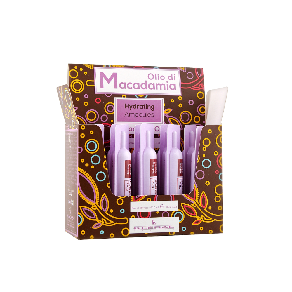 Ампули для зволоження волосся KLERAL System Olio Di Macadamia Hydrating Ampoules 10х10 мл