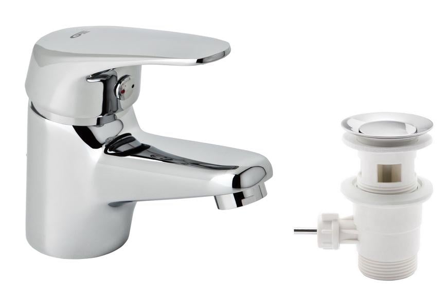 Смеситель для раковины GENEBRE Ge2 c донным клапаном (19801)