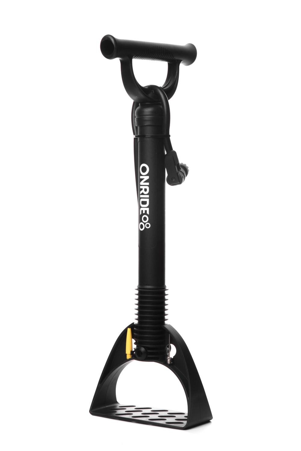 Насос велосипедный OnRide AirFoot напольный максимальное давление 120psi/8.3Bar пластиковый без манометра (69311100020)