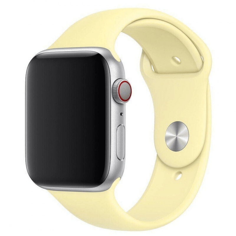 Ремешок GoVern Sport Band для Apple Watch 42/44/45/ 49 мм S/M Mellow yellow