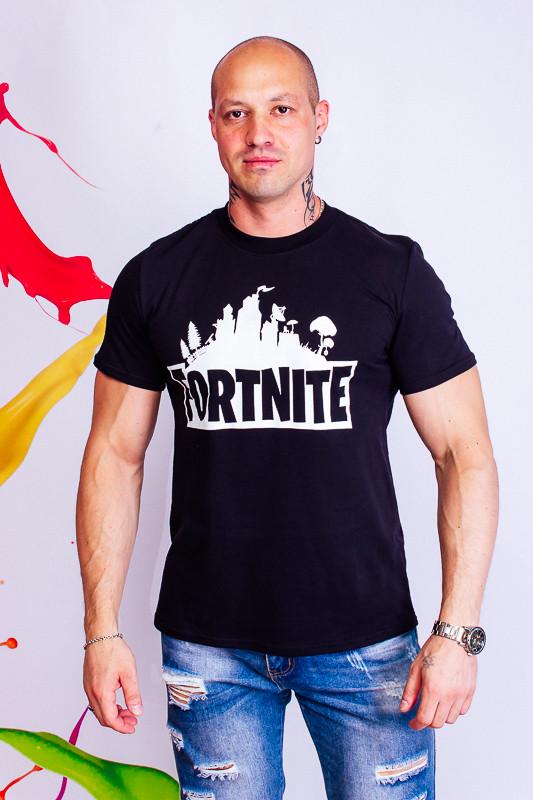 Футболка мужская Носи свое Fortnite р. 44 Черный (8073G-v12)
