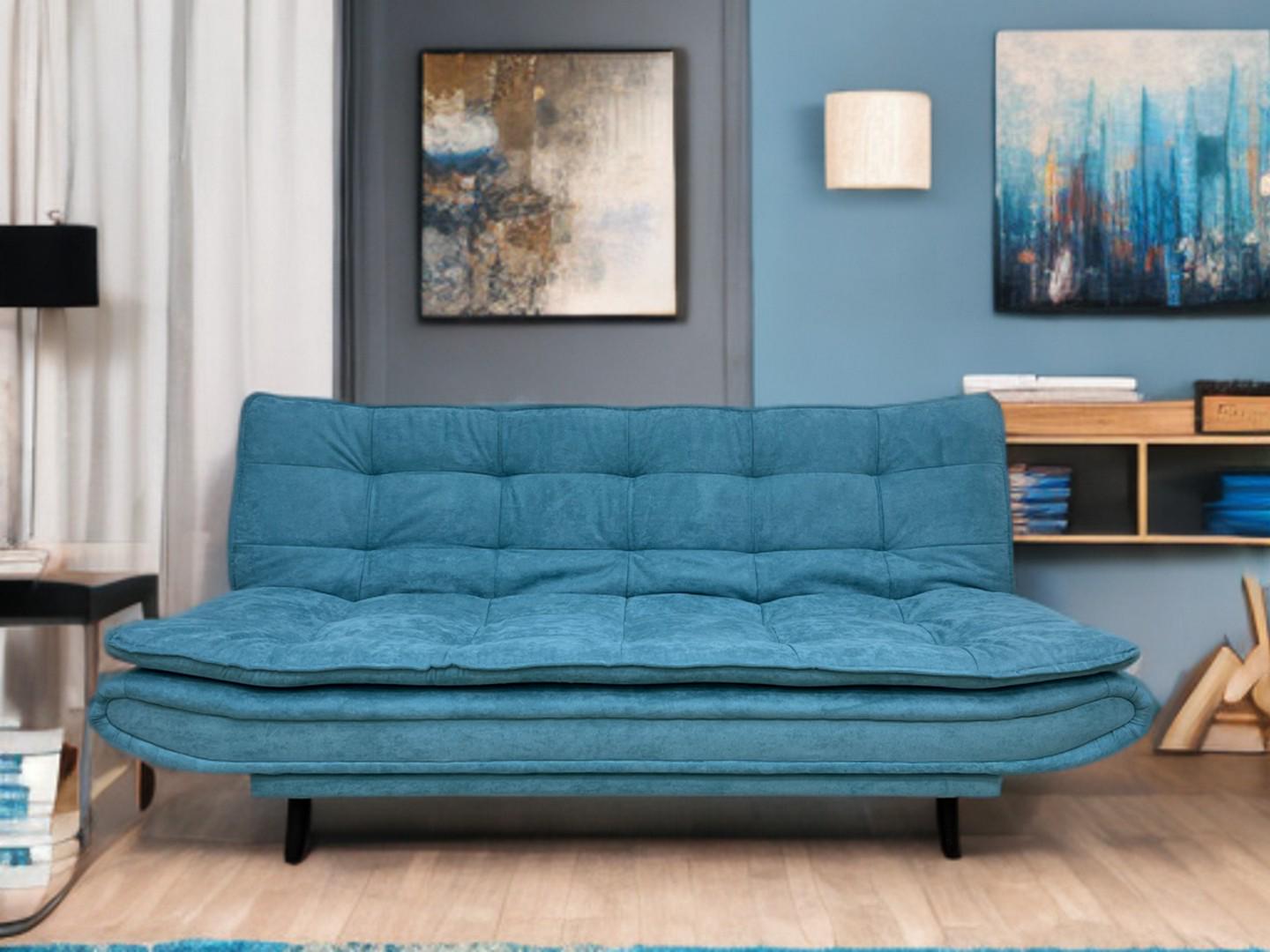 Диван Virkoni Барселона клик-кляк Аляска 193x98x89 см 86 Бирюзовый (44706-010010586) - фото 3 Диван Virkoni Барселона клик-кляк Аляска 193x98x89 см 86 Бирюзовый (44706-010010586) - фото 3