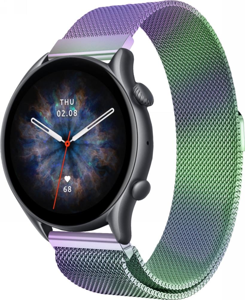 Ремешок Миланская Петля Milano для Amazfit GTR 3 Pro Chameleon (24020)