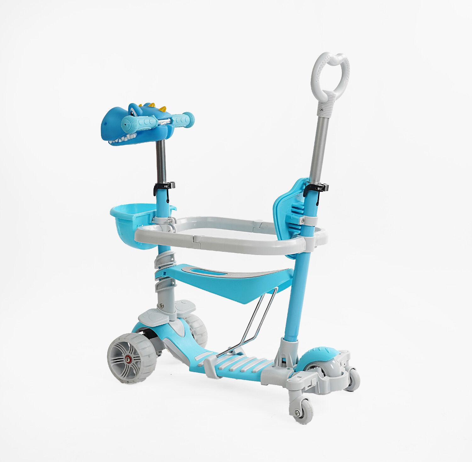 Самокат Best Scooter 5в1 P-92401/1 захисний бампер/PU колеса зі світлом/в коробці (25013587) - фото 3 Самокат Best Scooter 5в1 P-92401/1 захисний бампер/PU колеса зі світлом/в коробці (25013587) - фото 3