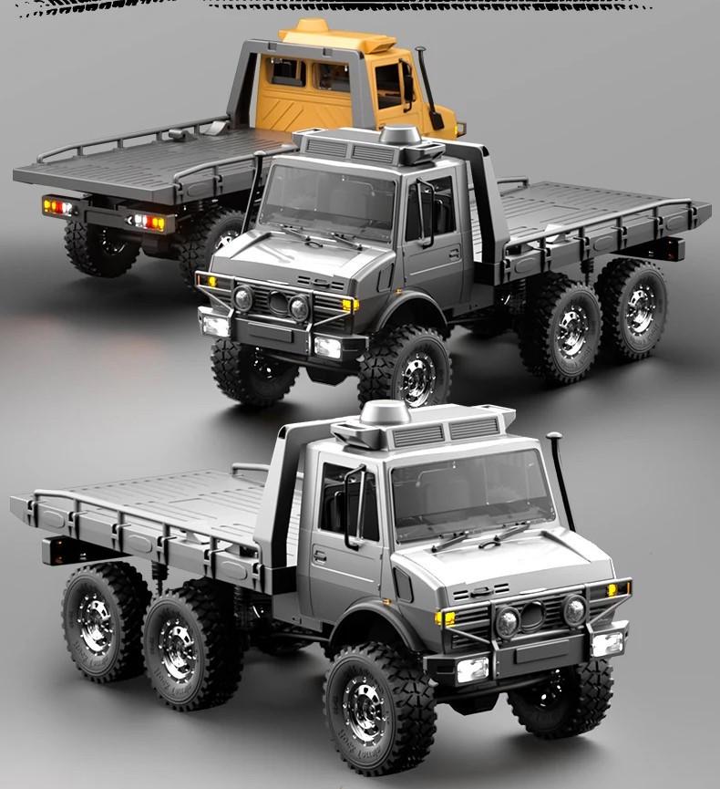 Машина радіокерована JJRC C8823 Mercedes Unimog 6x6 Сірий - фото 7 Машина радіокерована JJRC C8823 Mercedes Unimog 6x6 Сірий - фото 7