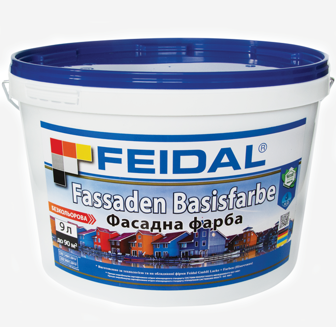 Краска фасадная Feidal Fassaden Basisfarbe 9 л Бесцветный (1886455315) Краска фасадная Feidal Fassaden Basisfarbe 9 л Бесцветный (1886455315)