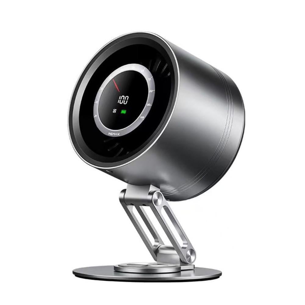 Вентилятор Remax RS-ZF13 металлический с турбонаддувом и LED-дисплеем аккумуляторный (7dd6103b)