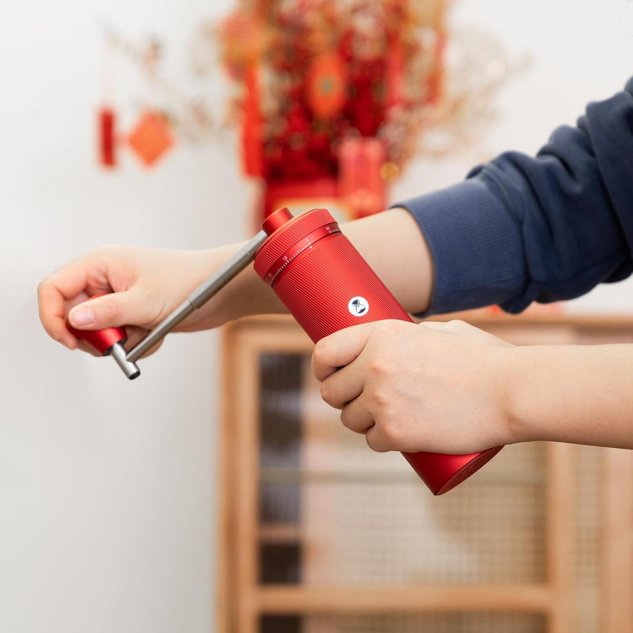 Кофемолка ручная Timemore Chestnut S3 Festival Red (S2C890) - фото 4