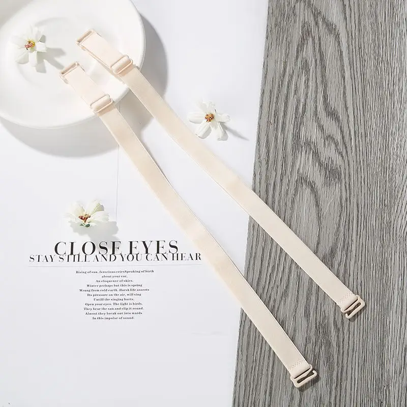 Бретелі для бюстгальтера 10 мм пара Бежевий (70257) - фото 3