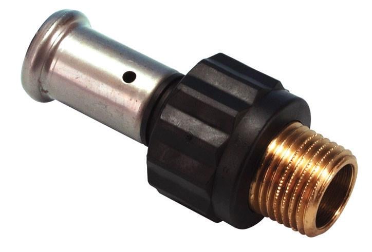 Пресс-муфта с наружной резьбой HENCO пластмасса 40х1"1/4 (17PK-4007)
