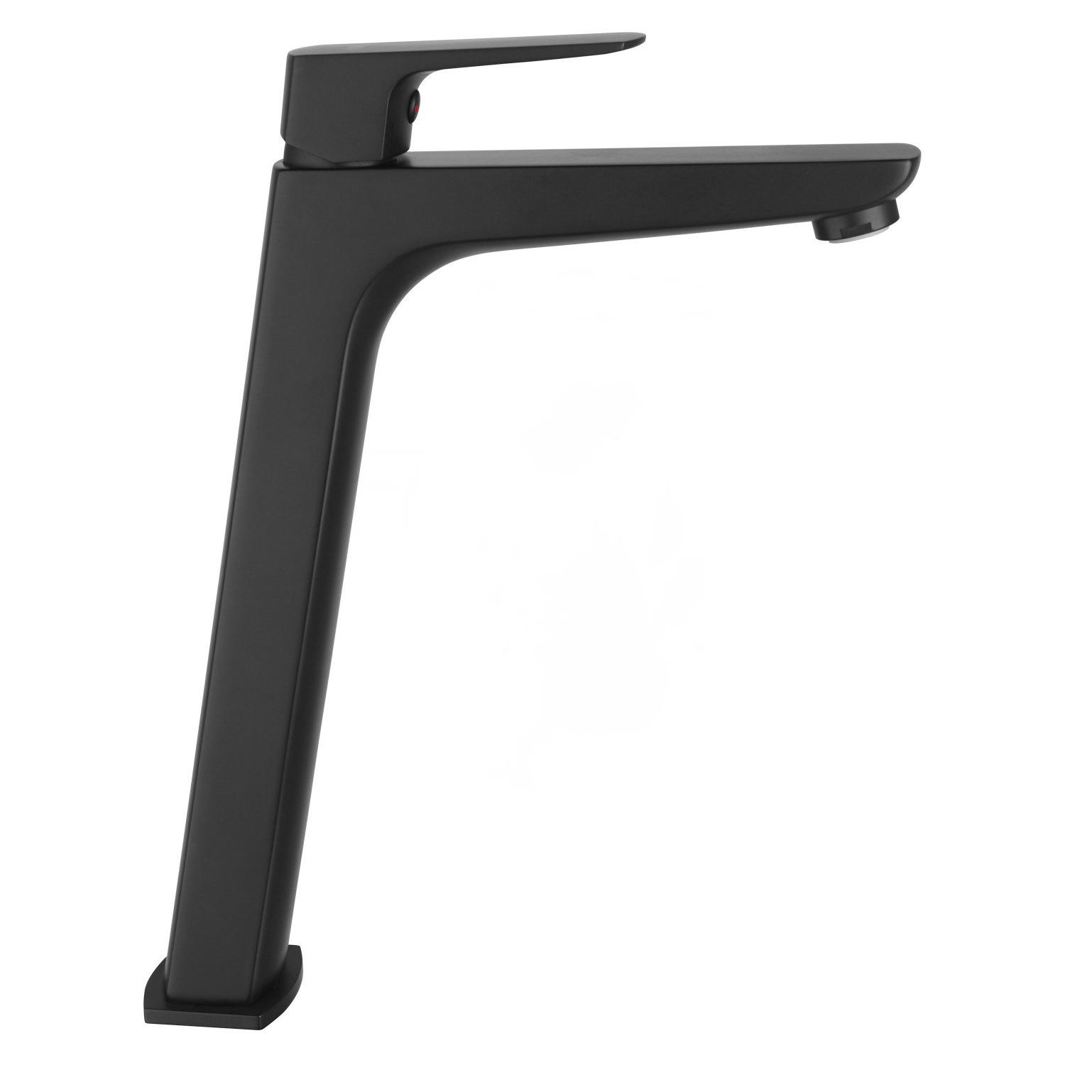 Смеситель для умывальника Ferro Vitto VerdeLine BVI2LVLBL высокий однорычажный Черный (174829)