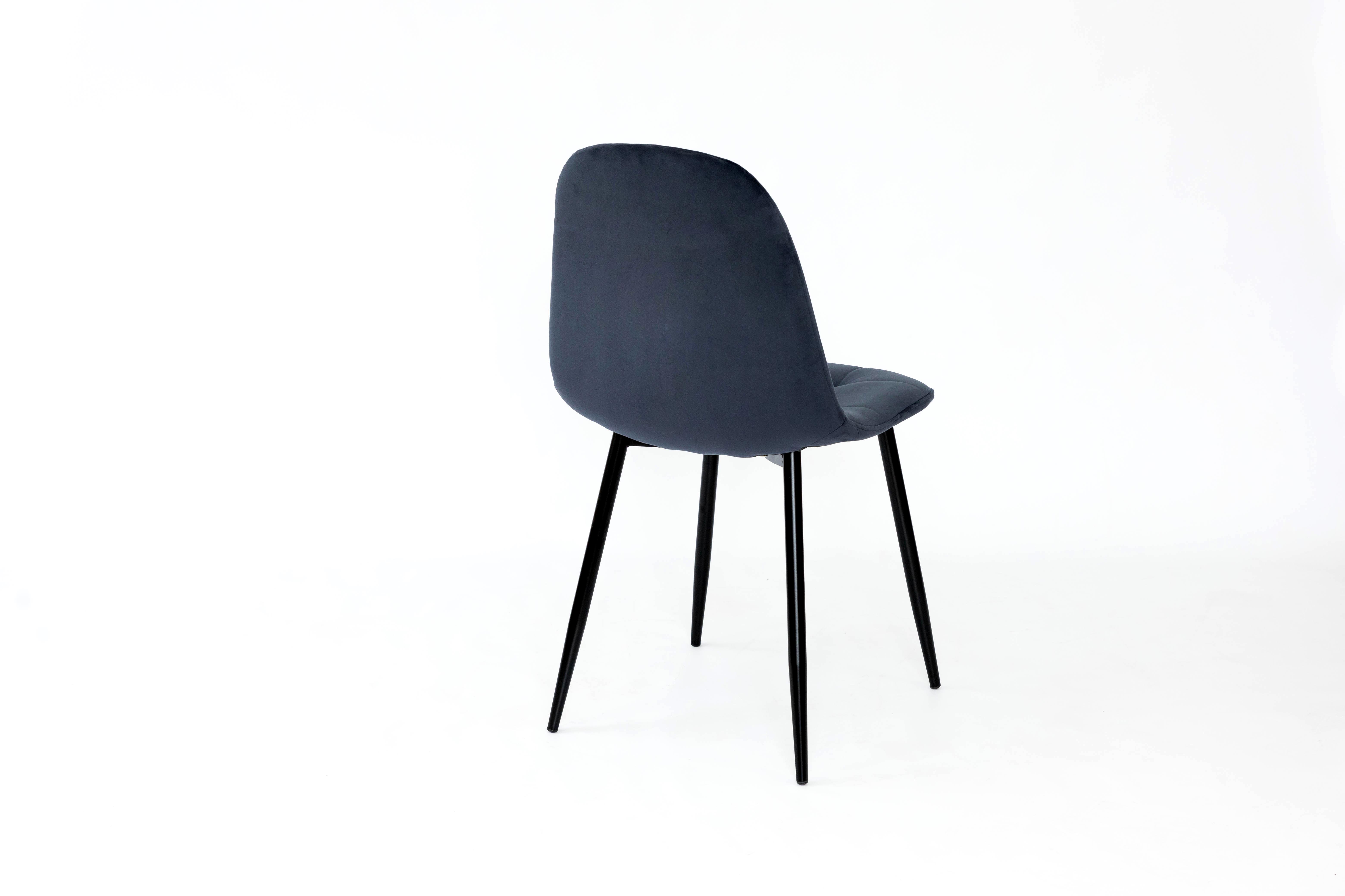 Стілець для кухні та вітальні ГРЕЙС Квест 430х860х490 мм Чорний/Темно-синій (GAА0052500) - фото 5 Стілець для кухні та вітальні ГРЕЙС Квест 430х860х490 мм Чорний/Темно-синій (GAА0052500) - фото 5