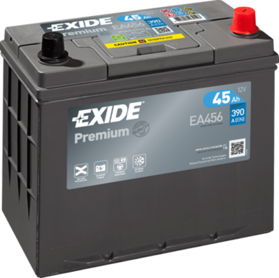 Аккумулятор для легкового автомобиля EXIDE PREMIUM JIS Euro EA456 45 Ah 12V (18073426)