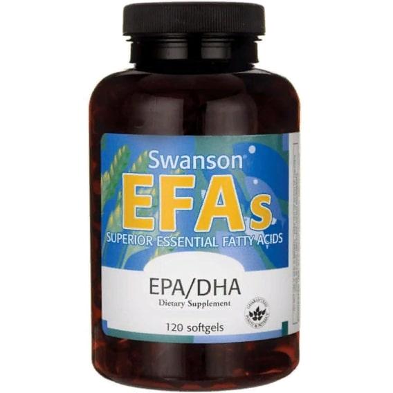 Омега 3 Swanson EFA epa/dha 180/120 мг 120 Softgels (SWA-17015) Омега 3 Swanson EFA epa/dha 180/120 мг 120 Softgels (SWA-17015)