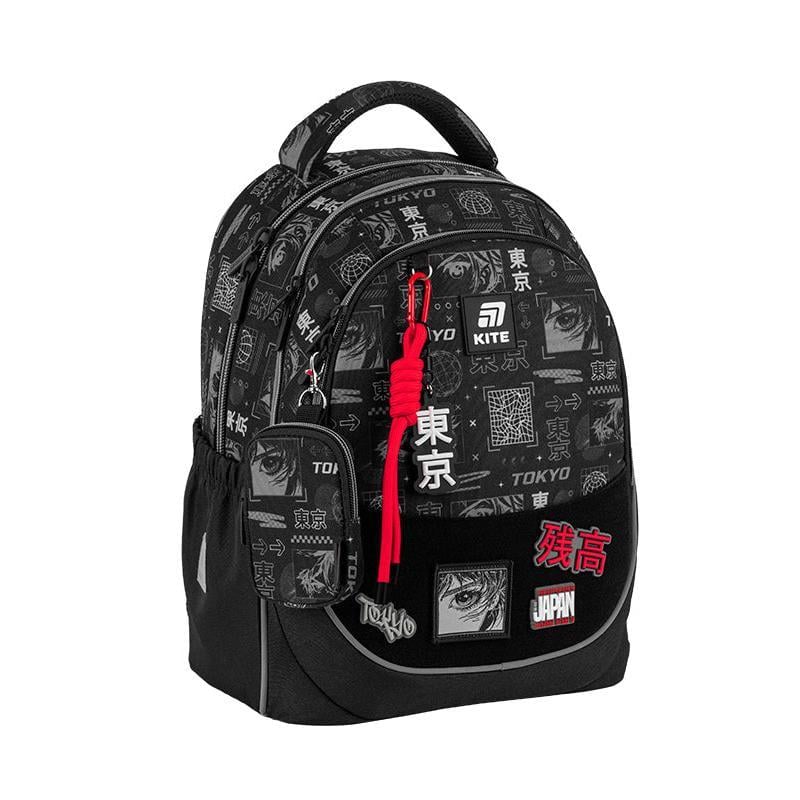 Рюкзак школьный KITE Education Tokyo 38x28x16 см 18 л Черный (K25-700M-3)