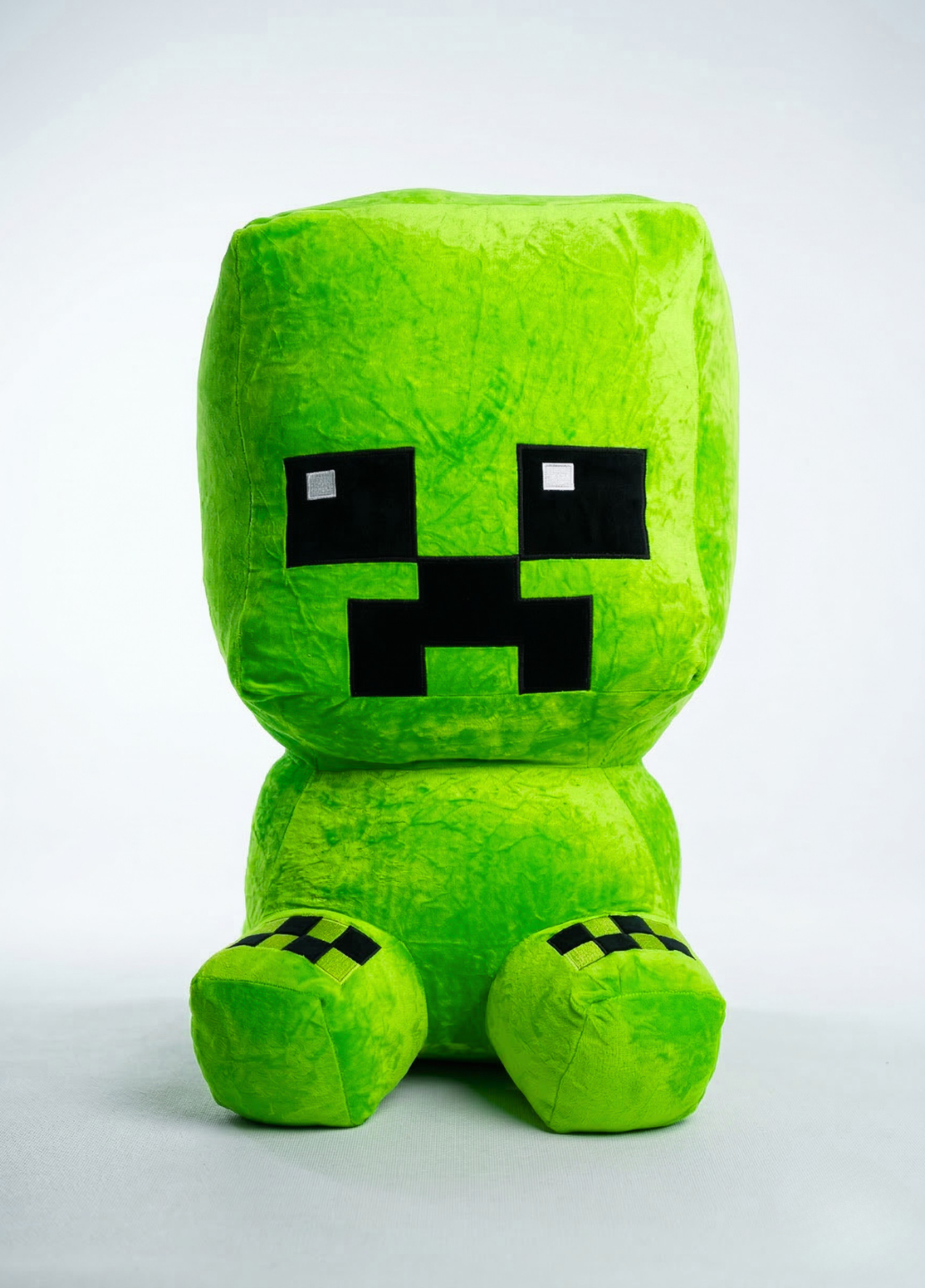 Мягкая игрушка большая Крипер Minecraft плюшевая подушка объятия 85 см Зеленый (9157/85)