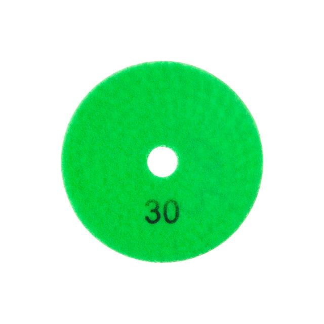 Круг алмазный шлифовальный Intertool гибкий на липучке 100 мм P30 (BT-0902)