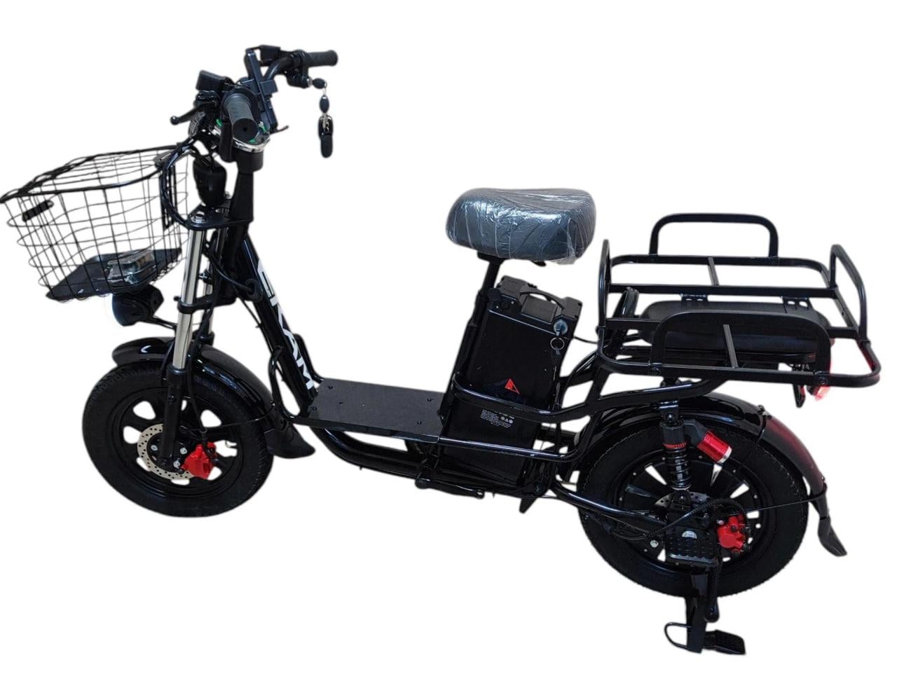 Грузовой электровелосипед E-Kam KM-E61 2000W/60V/21Ah - фото 8