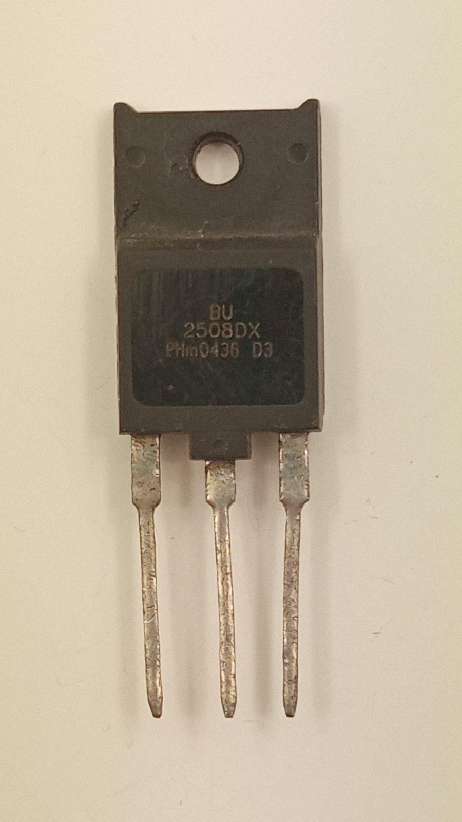 Транзистор BU2508DX NPN+D 1500V 15A 16-64 kHz SOT-399 (02675)