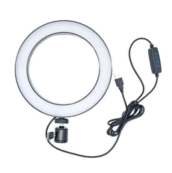 Кольцевая LED лампа USB Ring Fill Light 20 см  (014724)