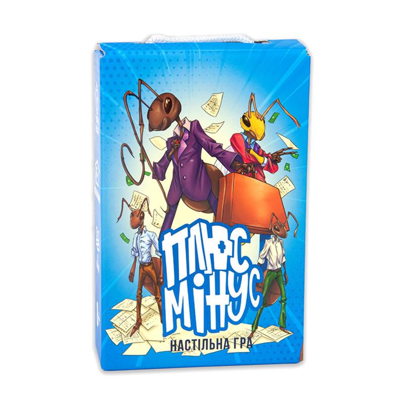 Настільна гра Strateg Плюс Мінус розважальна українською мовою (30292) українською мовою (31155699)