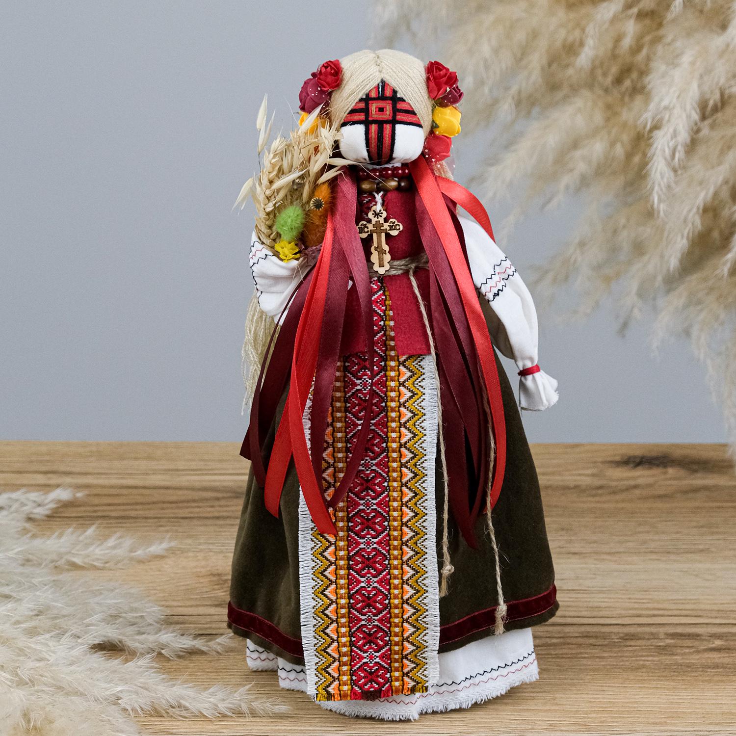 Кукла-мотанка средняя Гранд Презент 033 ВЧ-2 33 см Красный (24563)