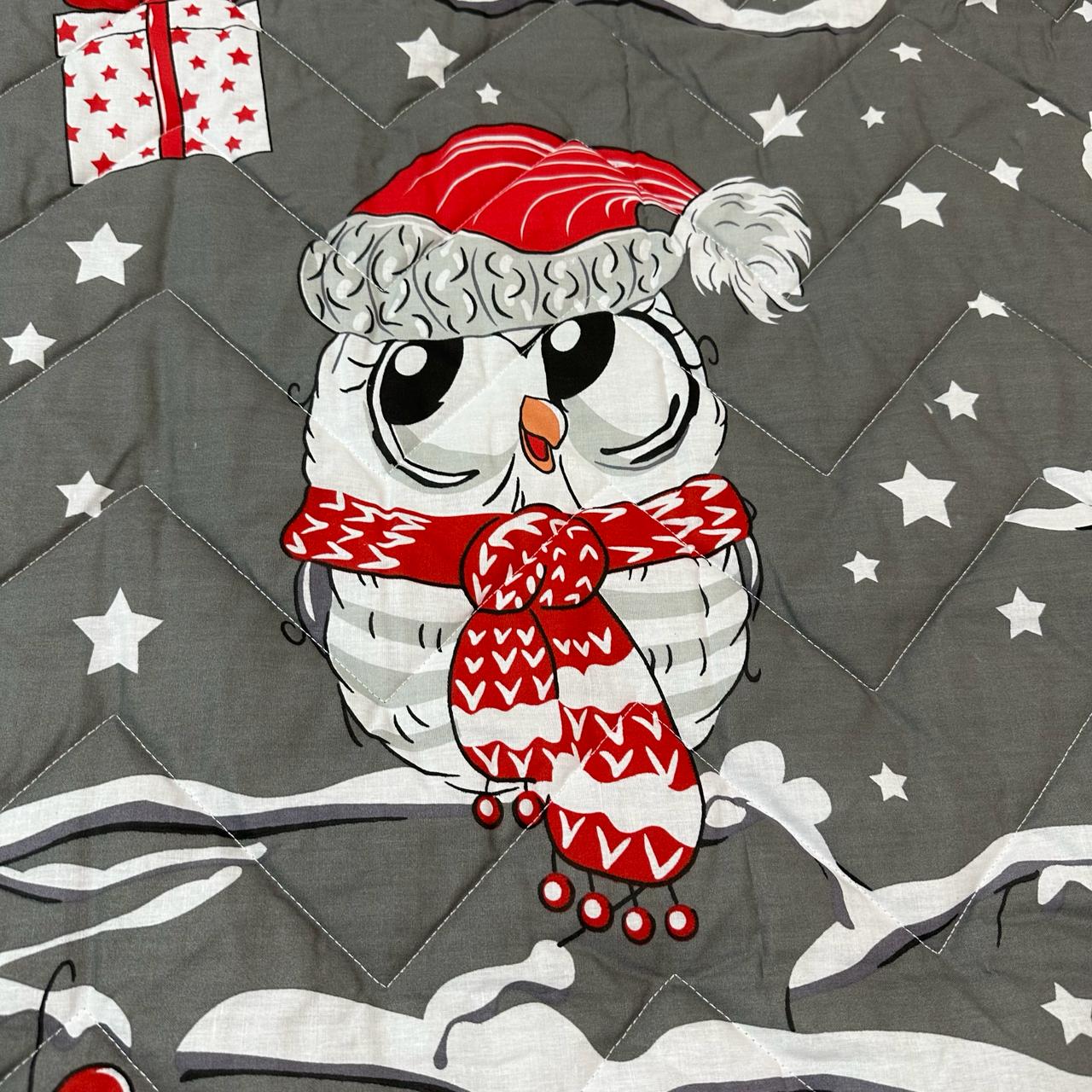 Покрывало-одеяло детское двустороннее Совы 150х210 см Серый (P-DL-5) - фото 8 Покрывало-одеяло детское двустороннее Совы 150х210 см Серый (P-DL-5) - фото 8