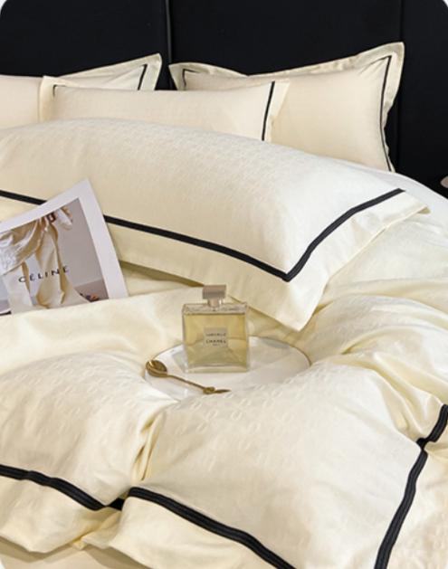 Комплект постільної білизни Charmeuse Home Jacquard pictures євро 200х230 см/50х70 см (0019) - фото 3 Комплект постільної білизни Charmeuse Home Jacquard pictures євро 200х230 см/50х70 см (0019) - фото 3