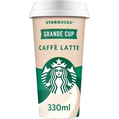 Напиток кофейный STARBUCKS Grande Cup Caffè Latte Chilled Coffee 330 мл