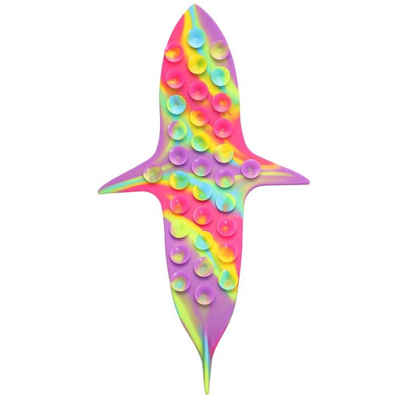 Игрушка антистресс Сквидопоп Акула трехрядный для детей (арт EPC10837M) Игрушка антистресс Сквидопоп Акула трехрядный для детей (арт EPC10837M)