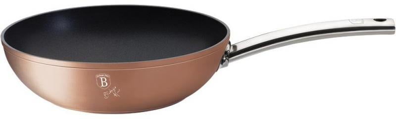 Сковорода-вок Berlinger Haus Bronze Titan Ø 28 см з титановим покриттям (BH-1691)