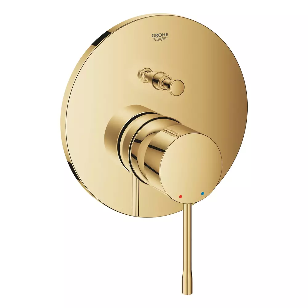 Смеситель скрытого монтажа для душа Grohe Essence 24167GL1 наружная часть Золотой (544274)