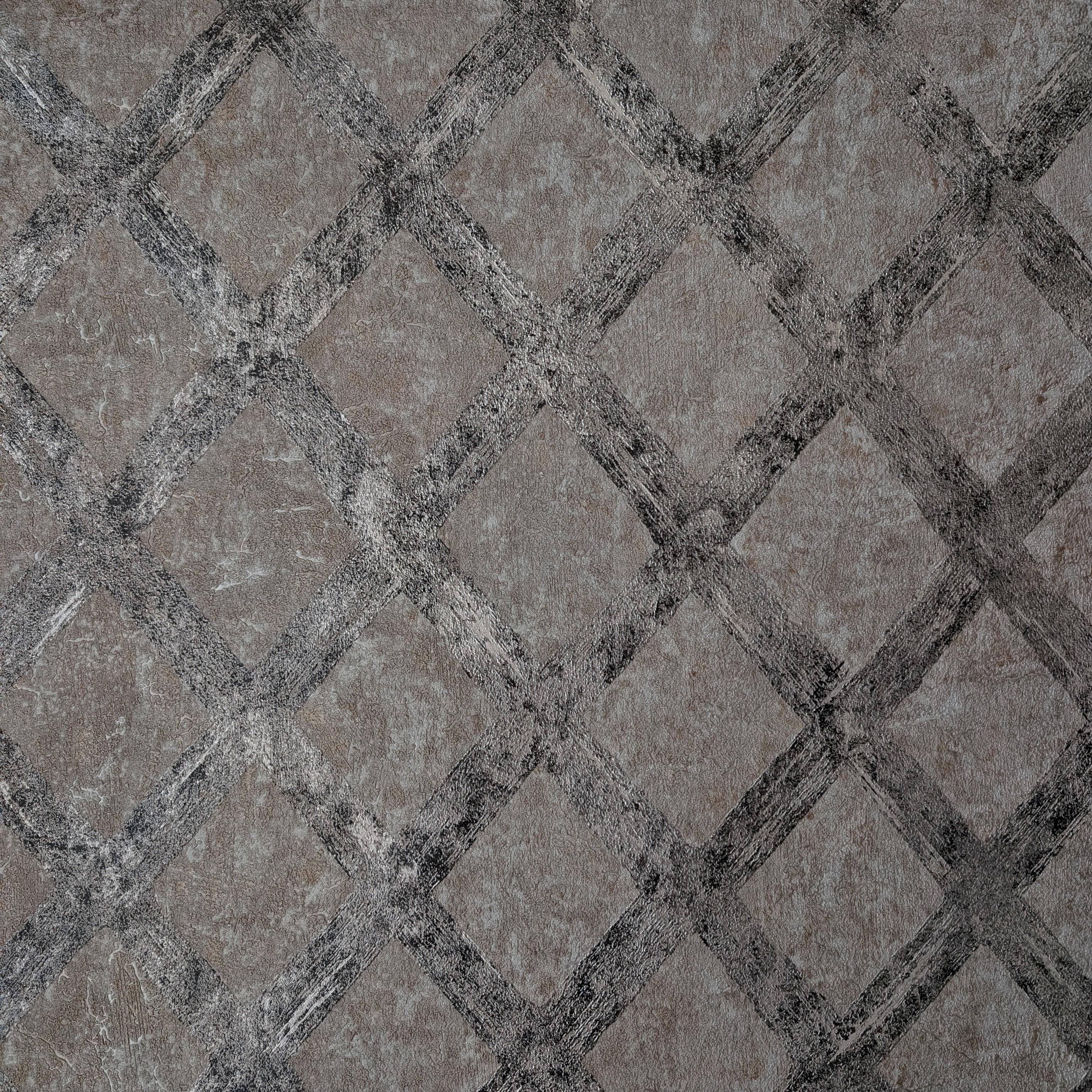 Обои виниловые на флизелиновой основе Emiliana Parati Unconventional 50005 Ромбы Коричневый