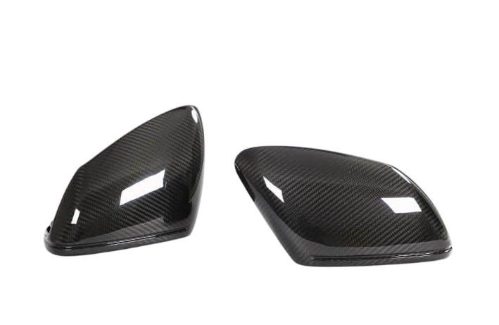 Крышки зеркал 2019-2024 DDCarbon для Porsche Taycan натуральный Карбон (153157)