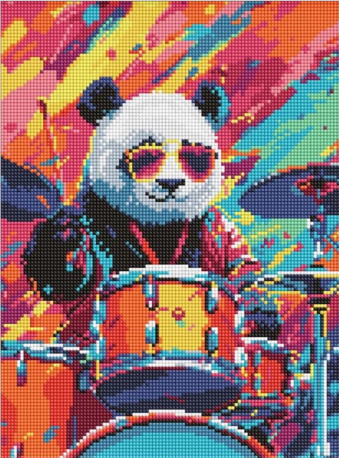 Набір з алмазною мозаїкою Ideyka Барабанщик AMO8055 30x40 см (MTT-189464)