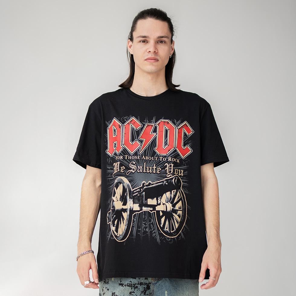 Футболка унисекс AC DC For Those About To Rock L Черный (00000001016)
