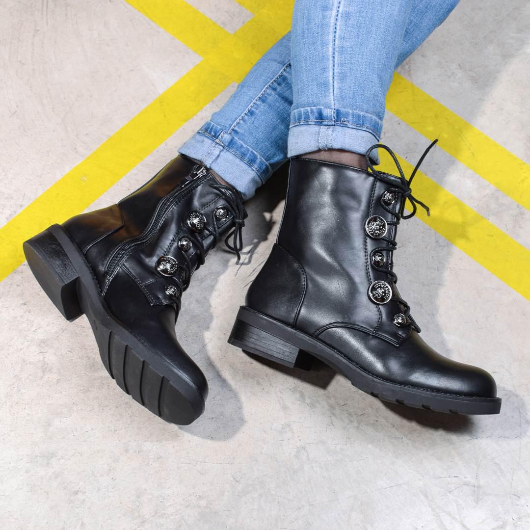 Ботинки женские на шнуровке 324358 р. 40 25,5 см