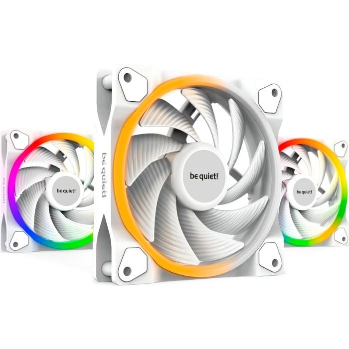 Вентилятор для корпуса be quiet! Light Wings PWM High-Speed 120 мм ARGB 3 Pack White (BL101)