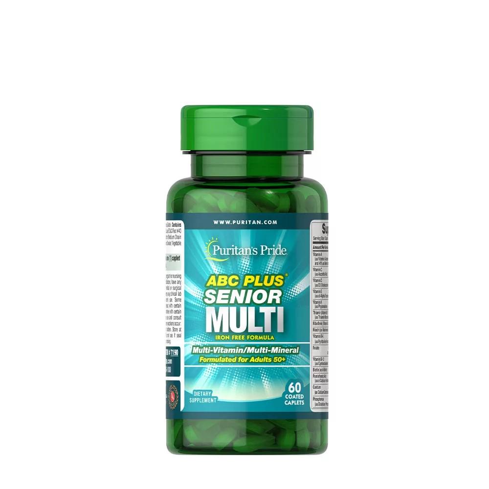 Формула мультивитаминная Puritan's Pride ABC Plus Senior Multivitamin Multi-Mineral Formula 60 капс.