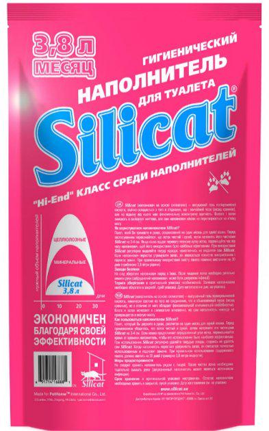 Наполнитель туалетов для кошек Silicat 3,8 л 4 шт. (333790432) - фото 3