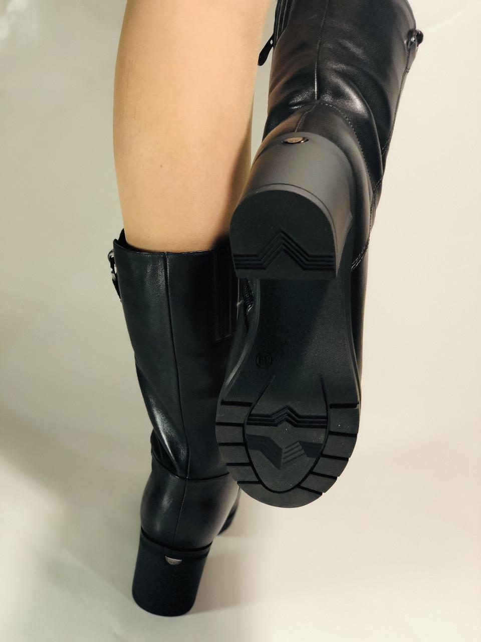 Полусапожки женские зимние Molka р. 40 25,5 см Черный (2445) - фото 5 Полусапожки женские зимние Molka р. 40 25,5 см Черный (2445) - фото 5