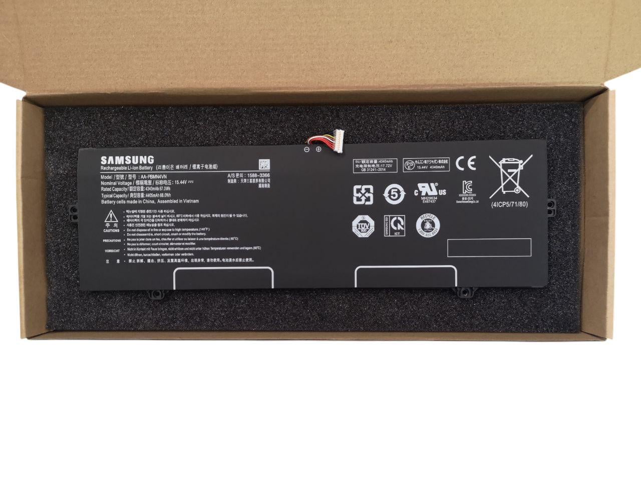 Аккумулятор для Samsung Galaxy Book Pro 360 15" AA-PBMN4VN 4405 mAh 68Wh (23100940)