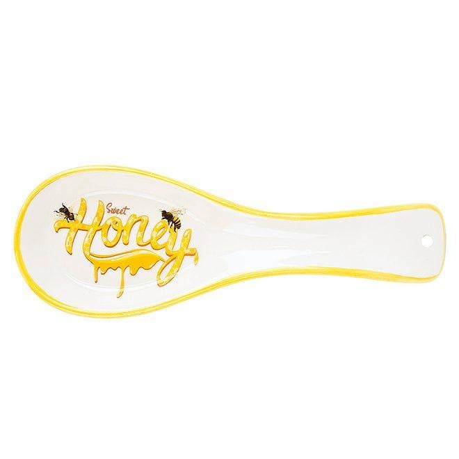 Подставка под ложку керамическая Flora Honey 23,5 см (32481)