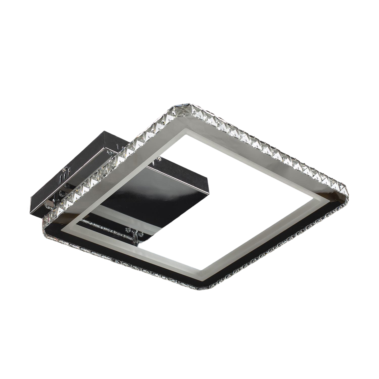 Люстра Свет SY-19380/1 CR 80 W LED з пультом Хром