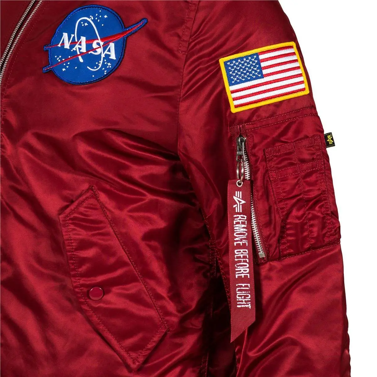 Вітрівка Alpha Industries L-2B NASA Flight Jacket 3XL Red (MJL47020C1R3XL) - фото 2