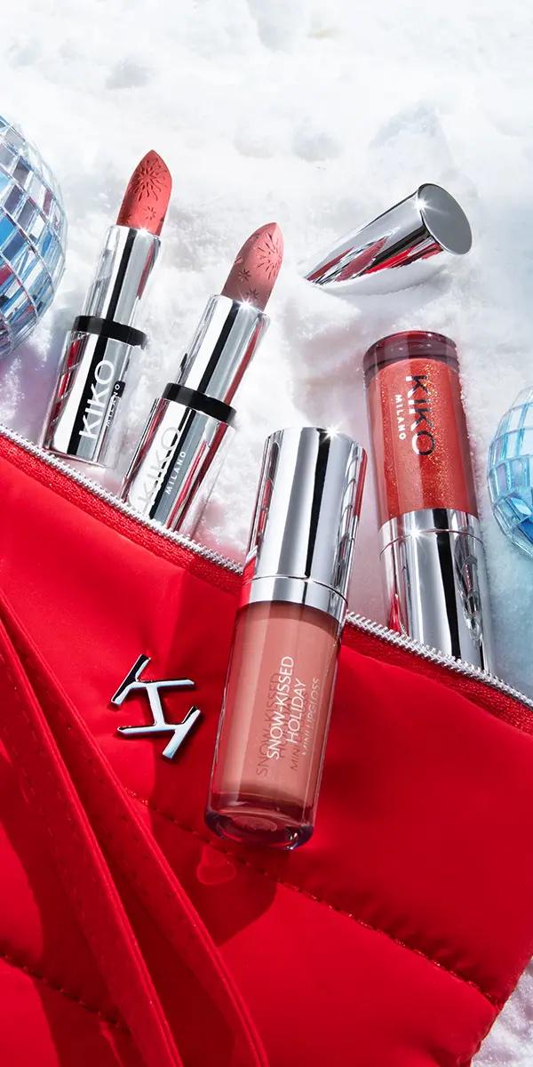 Набір подарунковий Kiko Milano Snow-Kissed Holiday Never Without You Mini Lips Gift Set (001878) - фото 5