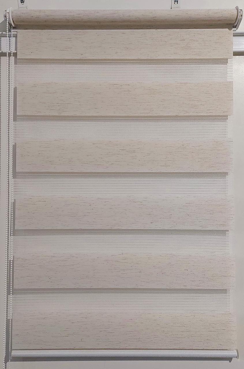 Рулонная штора день-ночь Miranda ВМ-08 42,5х160 см Светло-бежевый (ВМ-08-71)